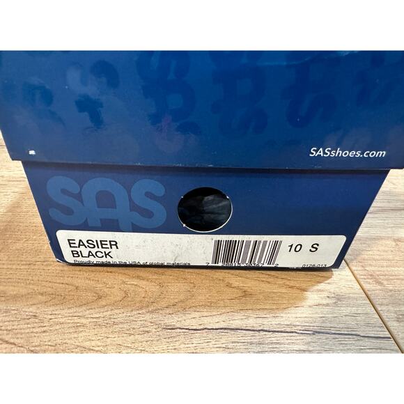 SAS Women's Easier Slip On Loafer Black Leather Size 10 Slim NIB Moccasin Comfy - Picture 11 of 12